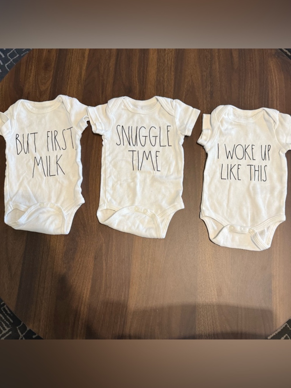 Baby Rae Dunn onesie set
